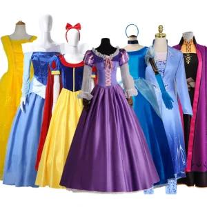 할로윈 신데렐라 라푼젤 성인 코스프레 드레스