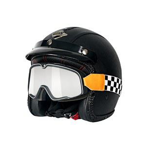 페이스헬멧 클래식 가죽 할리 스쿠터 하프 반모 바이크 헬멧