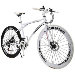 입문 로드자전거 중학생 사이클 30도 40휠 초등학생 가벼운 24인치 700c 디스크 변속 순백색 레드