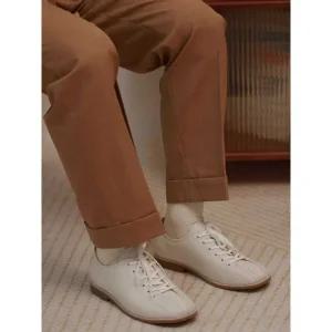 볼링 신발 캐주얼 볼링화 화이트 가죽 발편한