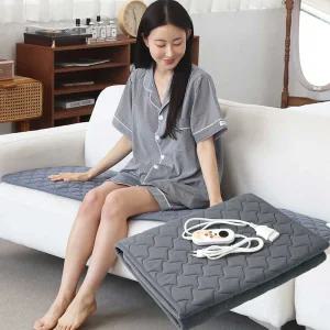 한일의료기 탄소 열선 전기 쇼파 방석 3인용 5인용 탄소매트 탄소방석 온열방석 3단 5단