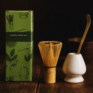 말차 차선세트 다도 3종 차시 차선꽂이 마차 브러쉬 가루녹차 거품내기 도구