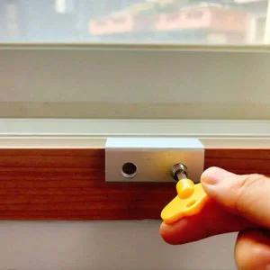 [골드스마일]2구 샷시 창문 안전 잠금장치 도어스토퍼