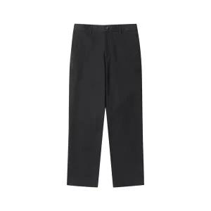 [커스텀멜로우](강남점) 블랙 슬림 핏 코튼 팬츠 CWPAW24731BKX