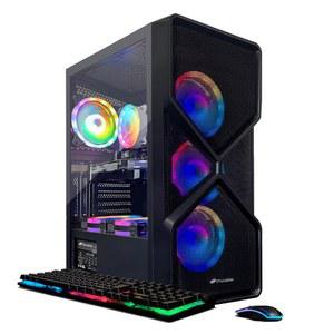 STGAubron 게이밍 PC 컴퓨터 데스크톱, GeForce RTX 2060 슈퍼 8G, 인텔 코어 I7 8위 최대 4.1GHz, 16G DDR4, 1T SSD, WiFi 6 및 BT 5.2, RGB 팬 x6, Windows 11
