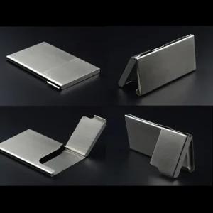 초슬림 담배케이스 심플 슬림형 아빠 경고사진 담배통 일반형 방수 깔끔한 스테인리스 브러시