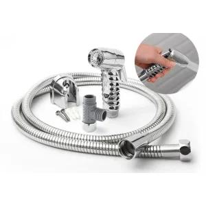 국산 수압상승 메탈호수 욕실 베란다 청소건 샤워건 코일호스 물분사기