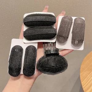 여성 볼륨 헤어 뽕핀 정수리 뒷통수 볼륨업 똑딱이볼륨핀 볼륨업빗핀