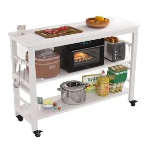 서랍형 이동조리대 주방 선반 보조 수납장 홈카페 전자렌지