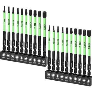 드릴비트메트릭  SAE 알렌 렌치 드릴 비트 세트 1/4 