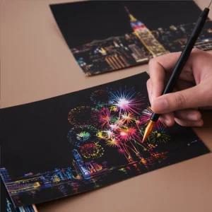 추천 브러쉬 액자 고급펜 잇템 수정액 스크레치페이퍼 A5 A4