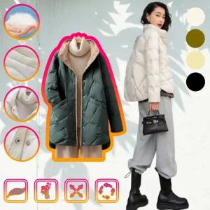 흰 오리털 여성숏패딩 롱패딩 겨울경량점퍼 보온 방풍 4컬러 5컬러