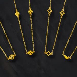 153골드  [최신]24K 순금목걸이 SBO 1124등 19종 목걸이 3.75g(1돈 한돈) - 18K 장식별도포함