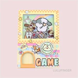 [룰루핑거] 뽑기 게임 수첩 노랑 9x12.7cm