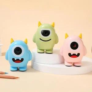 귀여운 몬스터모양 캐릭터디자인 미니휴대용 연필깎이