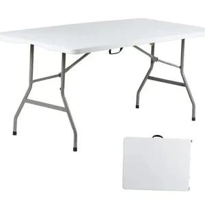 브로몰딩 야외 테이블 포장마차 플라스틱 행사용 브로몰딩 접이식 테이블 가든 다용도 화이트 휴대용