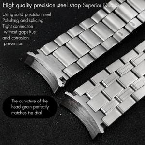 오메가 뉴 씨마스터 300 플래닛 오션 시계 호환용 호환용 밴드 호환 용 용 20mm 316L 실버 스테인레스 스틸