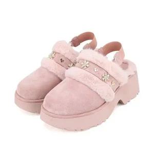 [갤러리아] 바바라 투 웨이 퍼 클로그 슬리퍼 BBI570PK