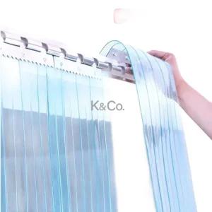 냉동고 에어컨 비닐 커튼 바람막이 투명 방풍막 창문 차단막 외풍 투명평면화이트1.2mm두께