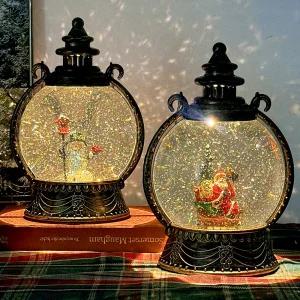 신상 크리스마스 특대형 원형 스노우볼 워터볼 오르골 무드등 인테리어 장식 소품 3type