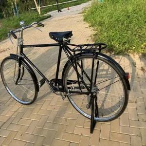 옛날자전거 우체국 노인용 시골 페달 인력거 복고 바구니 세발자전거 노인 쌀집 어르신 운반용