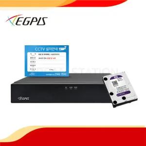 이지피스 QHDVR-4104QS_V2 +1TB HDD 400만 화소 4채널 녹화기 + 1TB 포함 CCTV DVR