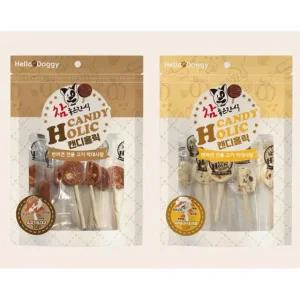 헬로도기 참좋은간식 캔디홀릭10p 소고기 대구 오리 야채