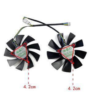 원피스 카드 ZOTAC GTX1060 1070ti 미니 그래픽 카드 교체 팬용 GA92S2H/GAA8S2U