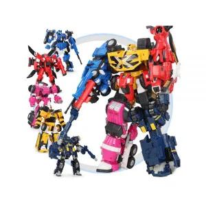 미니특공대X 특공 펜타트론 5단 합체 로봇 변신 장난감