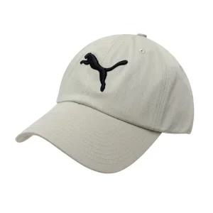 푸마 PUMA 에센셜 캣  베이스볼 벨크로 볼캡 야구 골프 모자 아이보리 베이지 025998-04