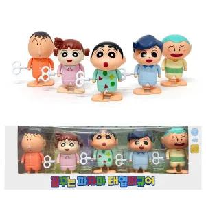 [토이락]-짱구는못말려 꿈꾸는 파자마 태엽피규어 5PCS