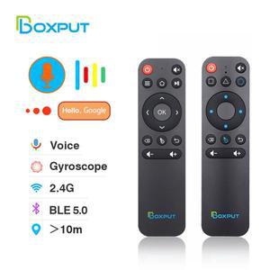 BT BPR1 플러스 BLE 5.0 에어 마우스, 2.4G 무선 음성 원격 제어 자이로스코프 IR 학습, 안드로이드 TV 박