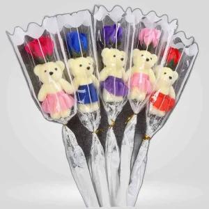 보리별 곰돌이 꽃한송이 기념일 졸업식 장미꽃비누 스승의날 장미꽃비누