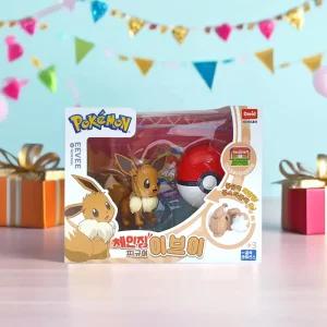 포켓몬스터 체인징 피규어 이브이 몬스터볼 배틀필드 변신 미니어처 캐릭터 인형 어린이 선물