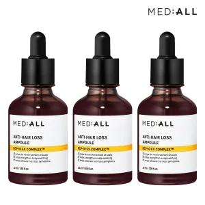 메디올 안티헤어로스 탈모케어 두피 앰플 50ml 3개