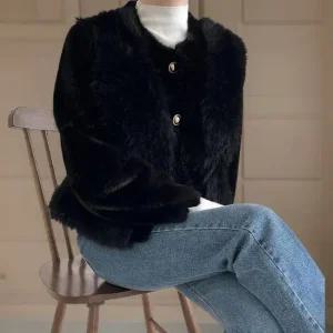 여자 모직 탄탄 줄지 h라인 트임 롱 스커트