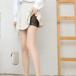 키밍 블랙 팬티스타킹 고탄력 레깅스 살색 코디 W57D853