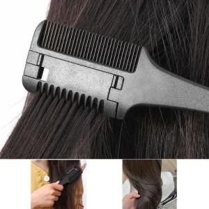키밍 제모 빗 숱치기 다듬기 도구 1개 헤어소품 컷팅 WA00D04