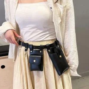 미니 웨이스트백 핸드폰케이스 투피스 힙색 크로스백 WFJ60KZ