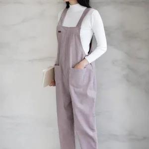 [다잇템] 여성 FW 서스펜더 보온 더블포켓 코듀로이 빅사이즈 하렘 점프수트_23704941_588872