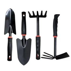 고품질 블랙 모종삽 4종세트 분갈이삽 원예도구 모종삽 원예삽 검...