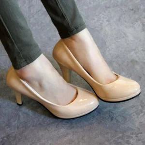 [S214YY6]여성구두 기본 펌프스 에나멜 하이힐
