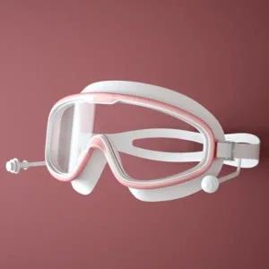 ( )귀마개 일체형 스노쿨링 물안경 핑크