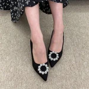 [SBG9XLT]세련된 포인티드 펌프스 스페셜슈즈 5FW