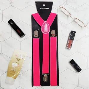 무지 핑크 빅사이즈 멜빵 작업용 정장 서스펜더