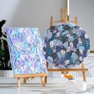 백드롭 페인팅 DIY패키지 원형캔버스 직사각 고급 취미용 재료 공예 공작 키덜트 DIY