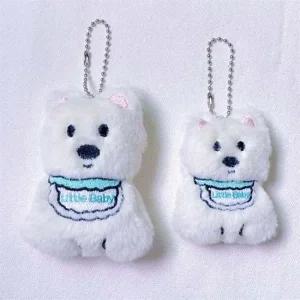 (선택 리틀베이비 인형키링-A.작은강아지)리틀 베이비 강아지 키링 인형 가방고리 백참 열쇠고리