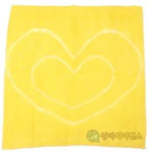 자연의 색 치자염 손수건 홀치기 10인 세트유치원교구 준비물 천역염 노란만들기 만들기 문화센터