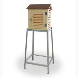 기둥형 기온측정 학교 만들기 우드 백엽상 야외 날씨