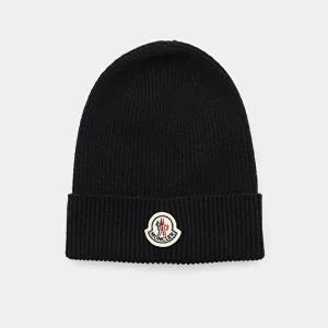 [몽클레어]몽클레어 25FW 패치로고 울 공용 비니 3B70500 A9342 742